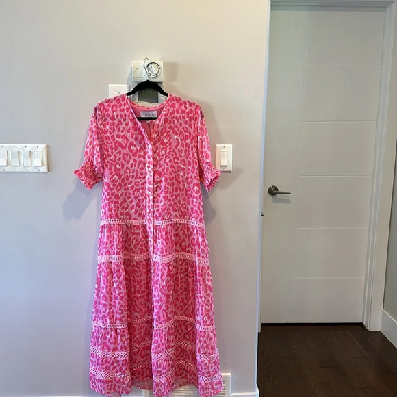 The Shirt Rochelle  Behreng Leopard Button Maxi Dress - Picture 2 of 9